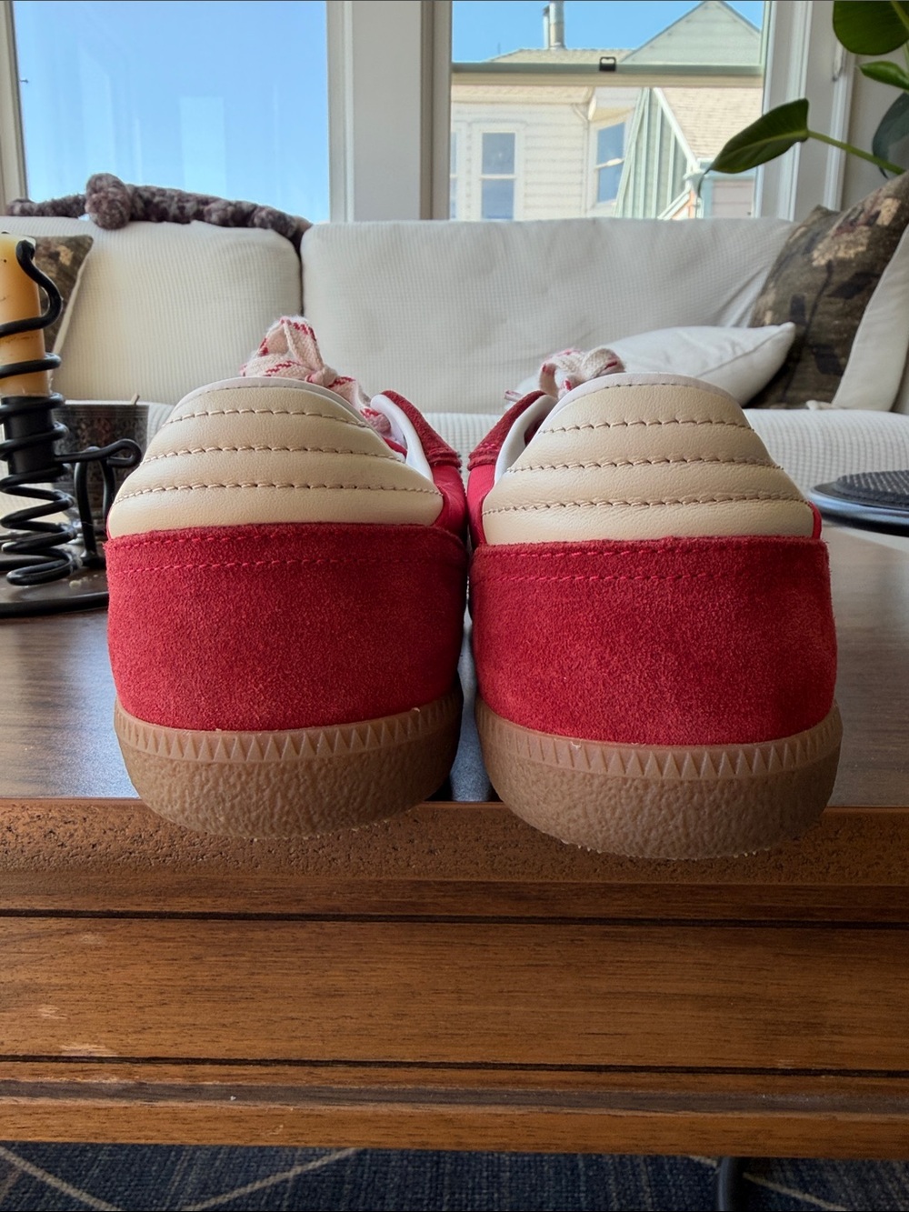 Alohas Tb.490 Rife sheen red leather sneakers EU 41 - Picture 5 of 11